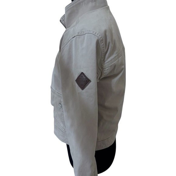 Hollister Kids Light Gray Jean Jacket - Picture 5 of 8